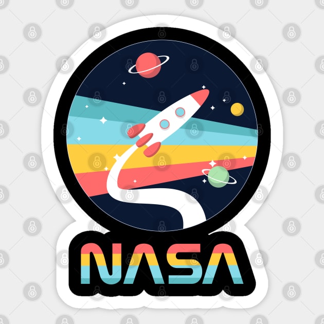 Nasa Sticker by Abderrahmaneelh